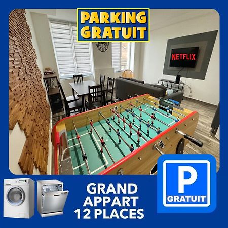 22 Chic & Cosy Grand Appart 92M2 Parking Gratuit Hypercentre Netflix Saint-Etienne  Kültér fotó