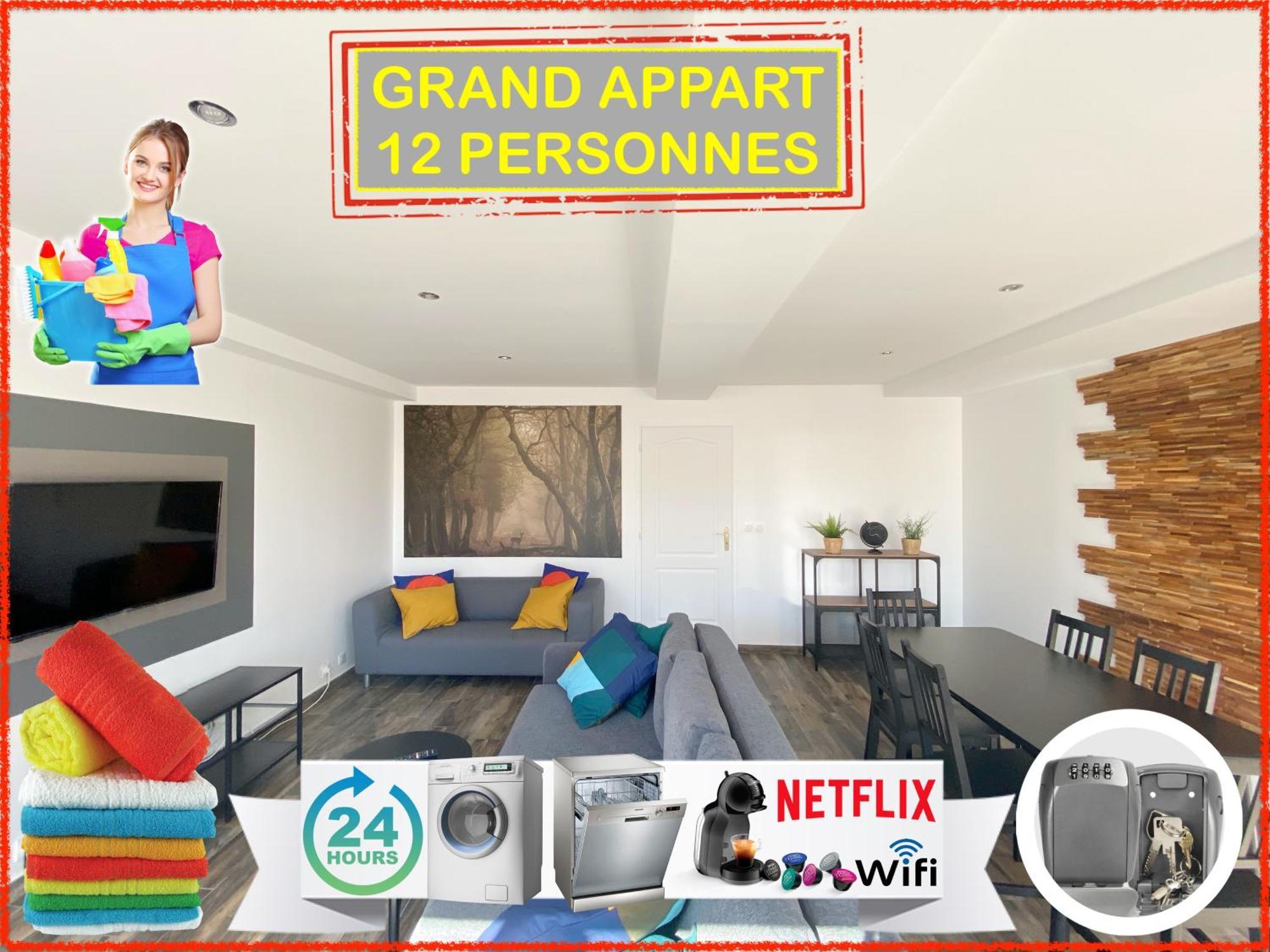 22 Chic & Cosy Grand Appart 92M2 Parking Gratuit Hypercentre Netflix Saint-Etienne  Kültér fotó